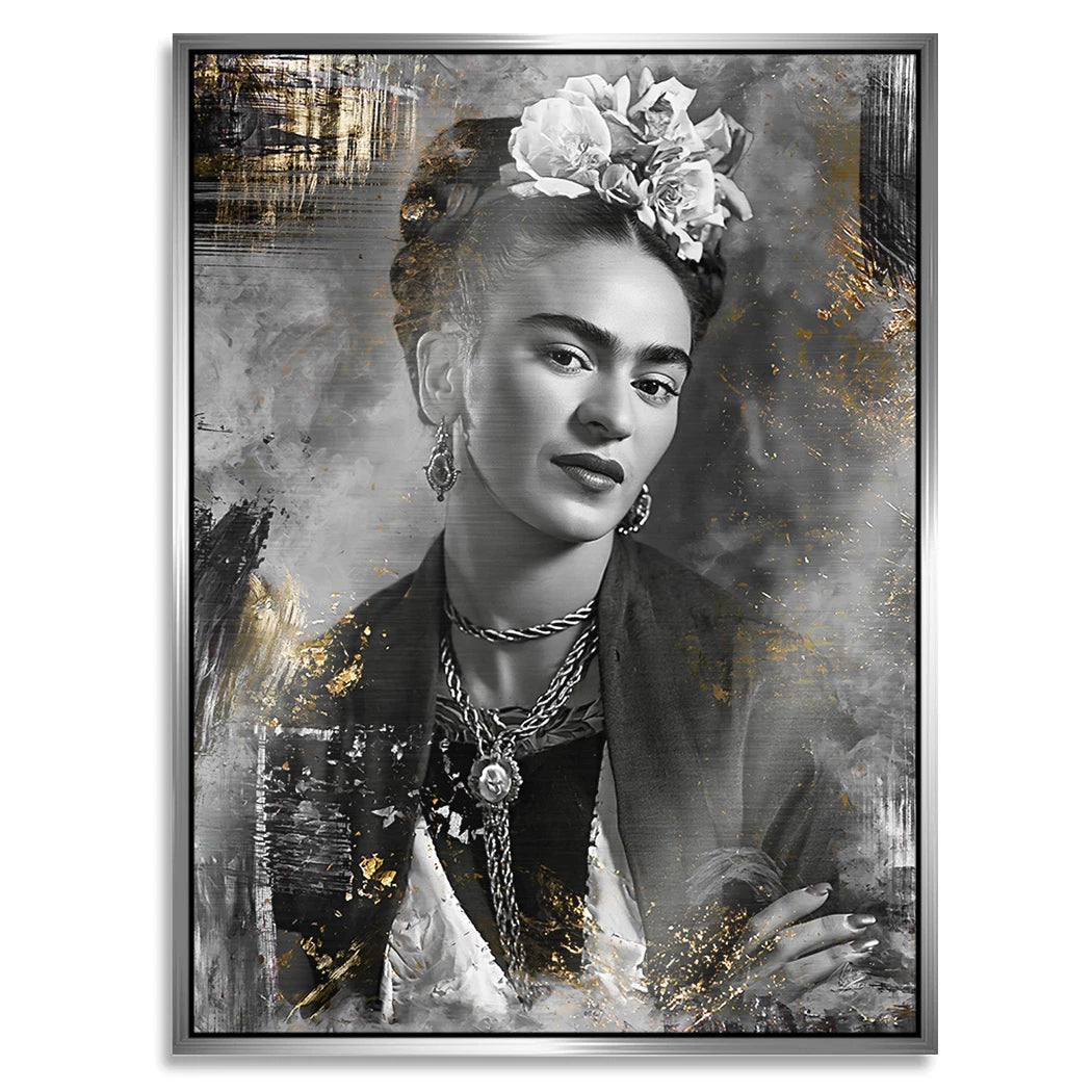 Frida Kahlo Velvet Aluminiumbild gebürstet