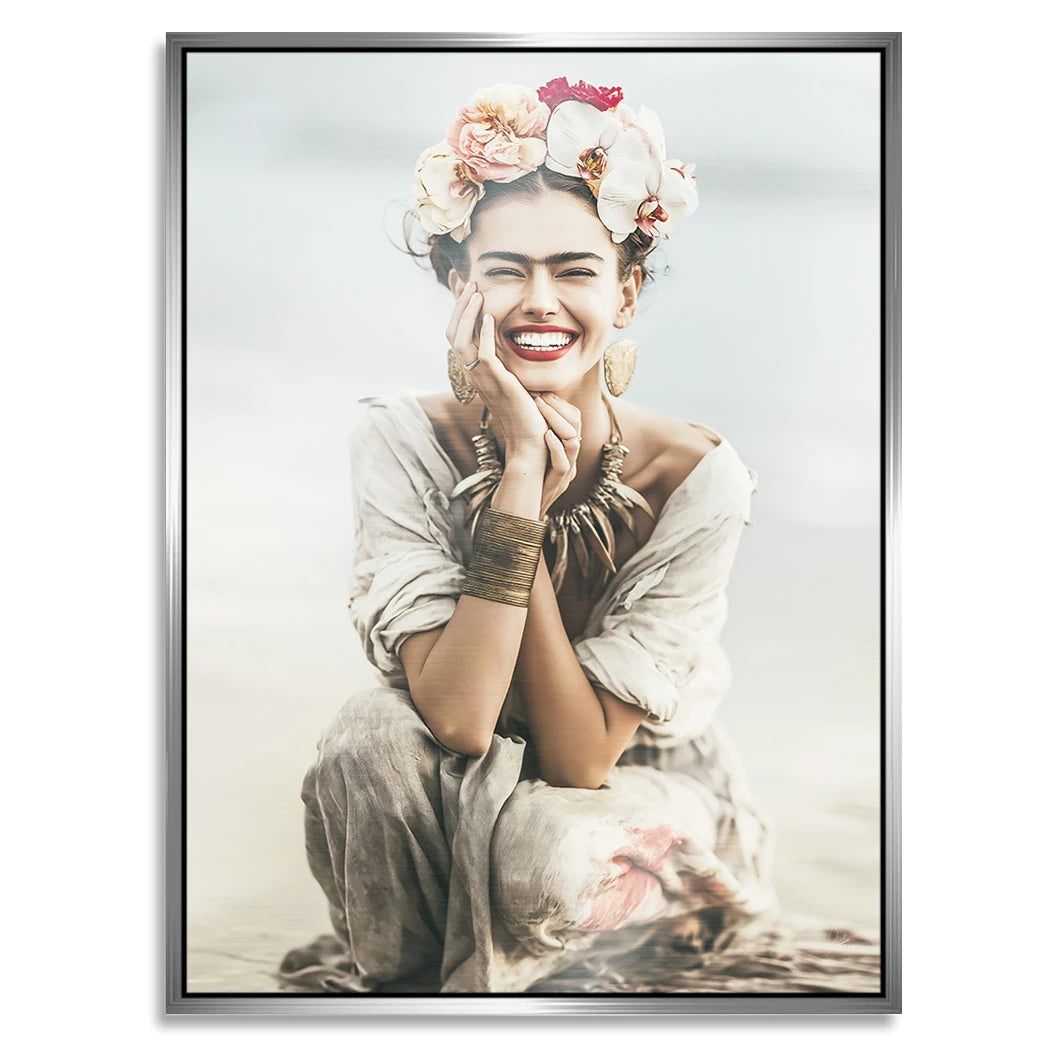 Frida Kahlo Summer Aluminiumbild gebürstet