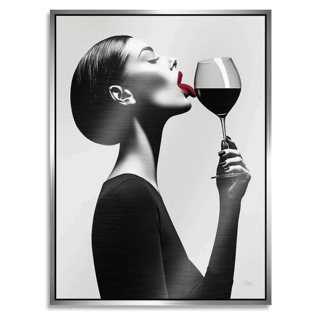 Wine Affair Aluminiumbild gebürstet