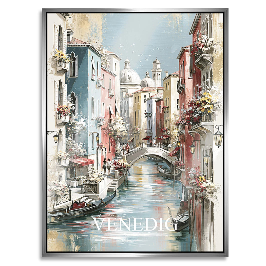 Venedig Serenata Aluminiumbild gebürstet