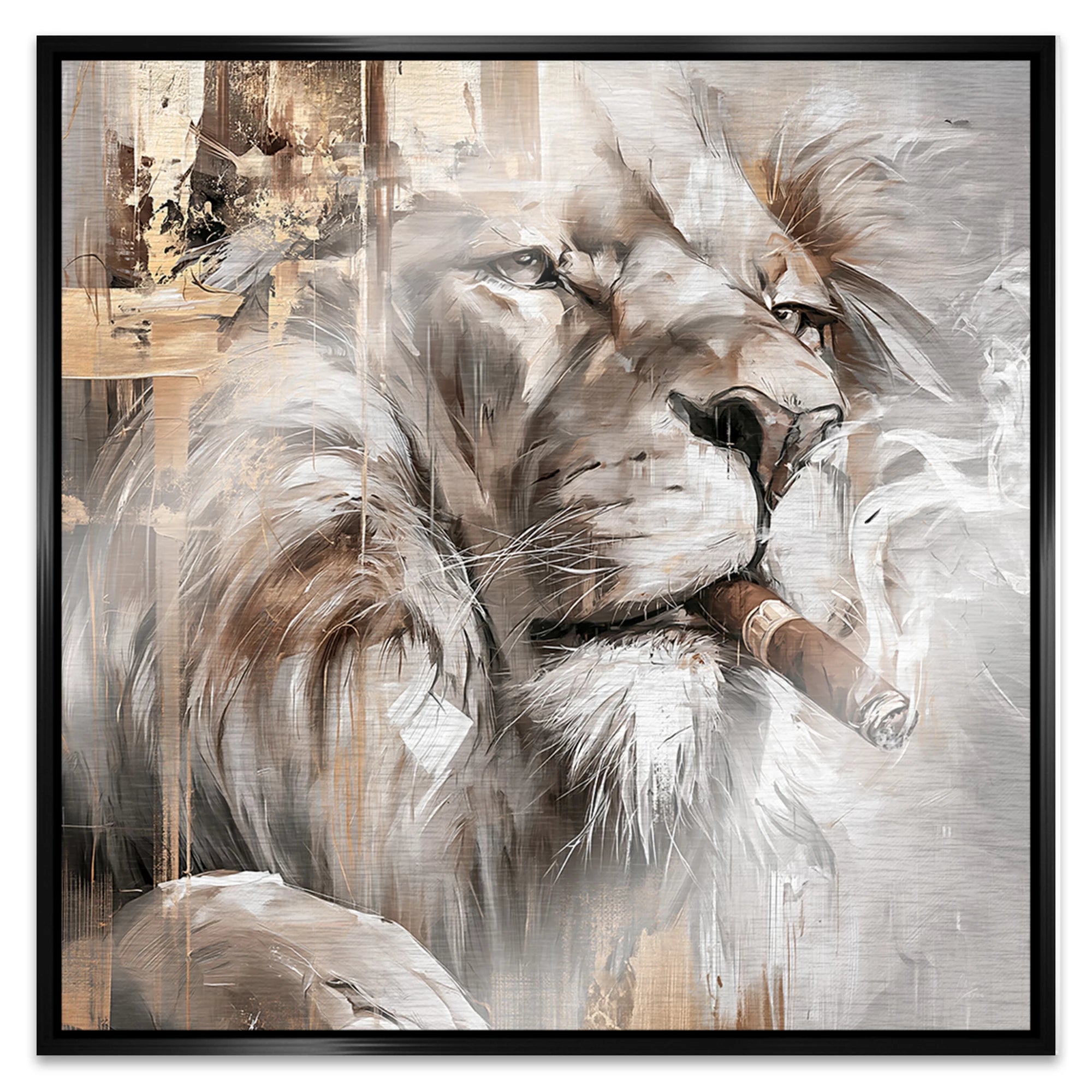 Royal Lion Aluminiumbild gebürstet