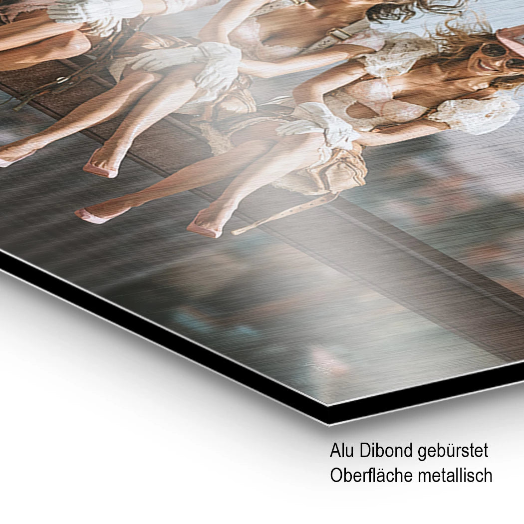 Skyline Queens Aluminiumbild gebürstet