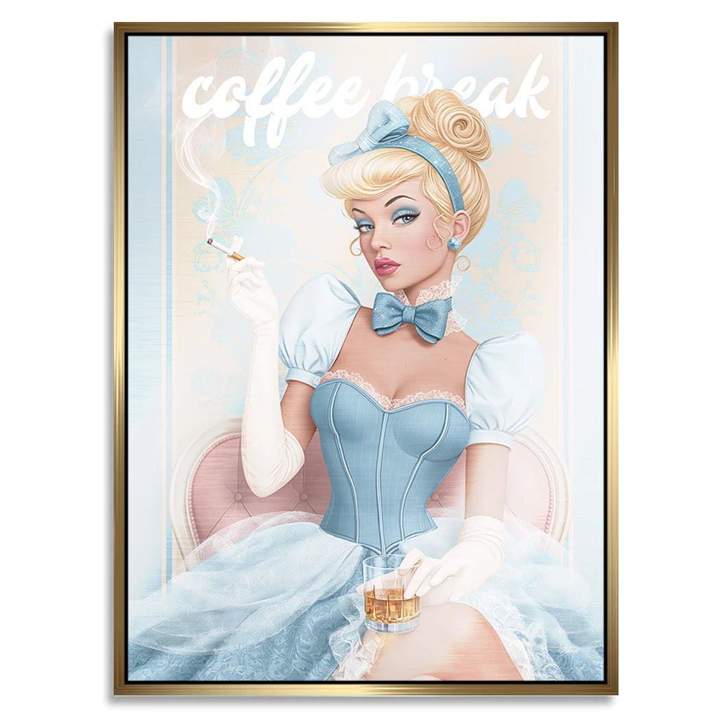 Cinderella Coffee Aluminiumbild gebürstet