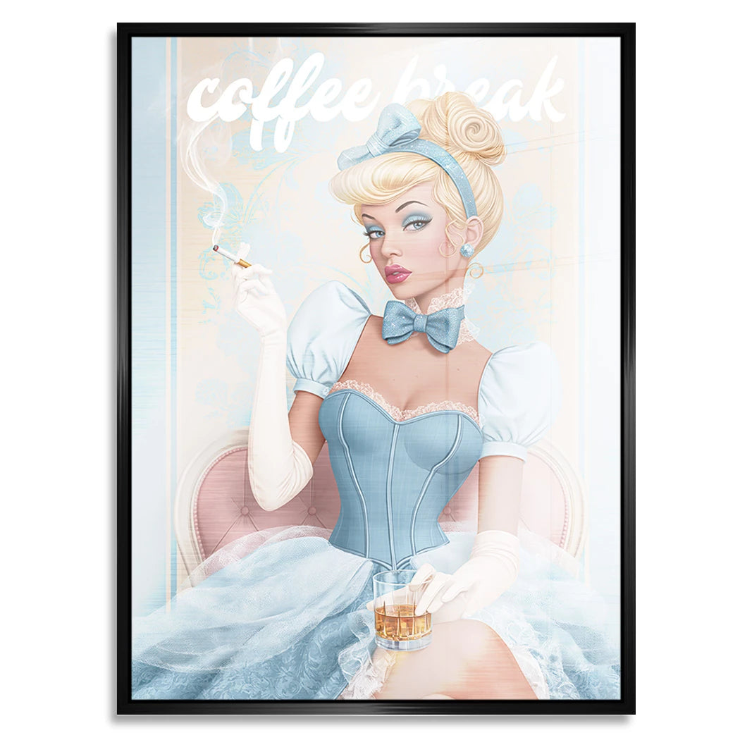 Cinderella Coffee Aluminiumbild gebürstet