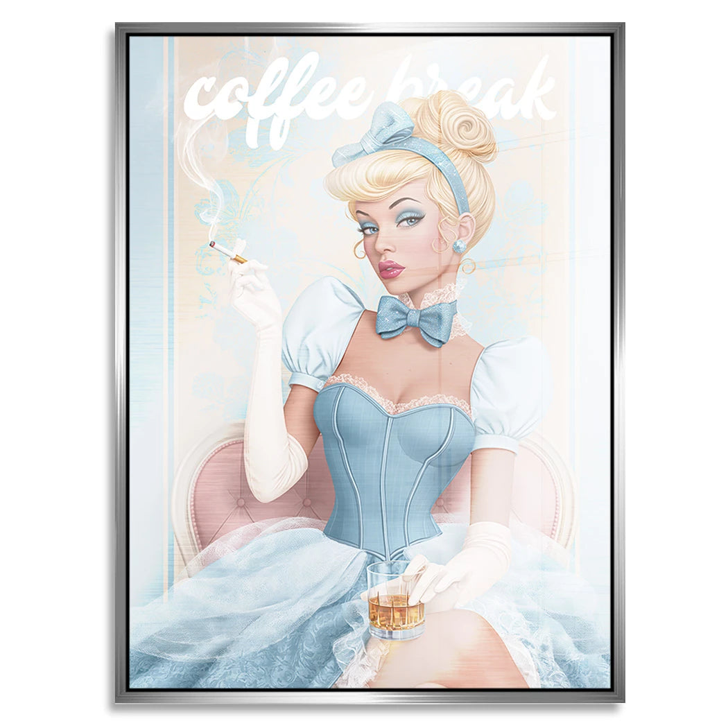 Cinderella Coffee Aluminiumbild gebürstet