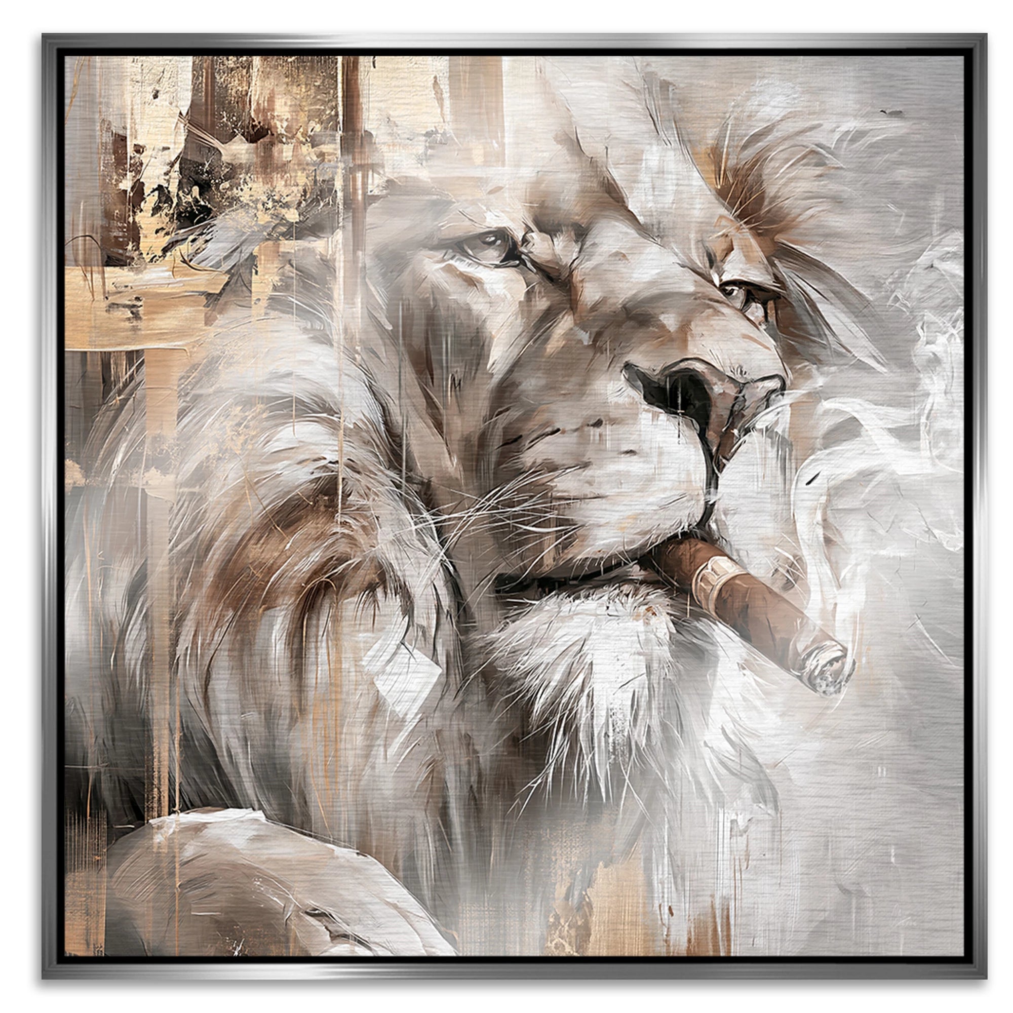 Royal Lion Aluminiumbild gebürstet