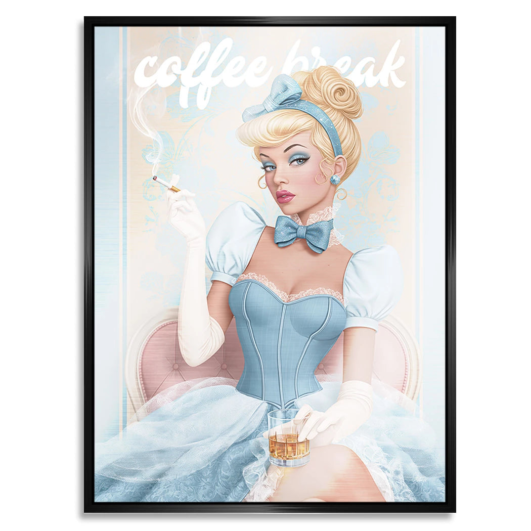 Cinderella Coffee Aluminiumbild gebürstet