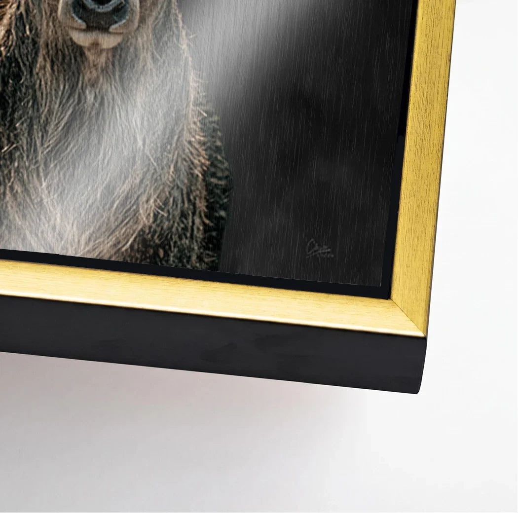 Hirsch Royal Art Aluminiumbild gebürstet