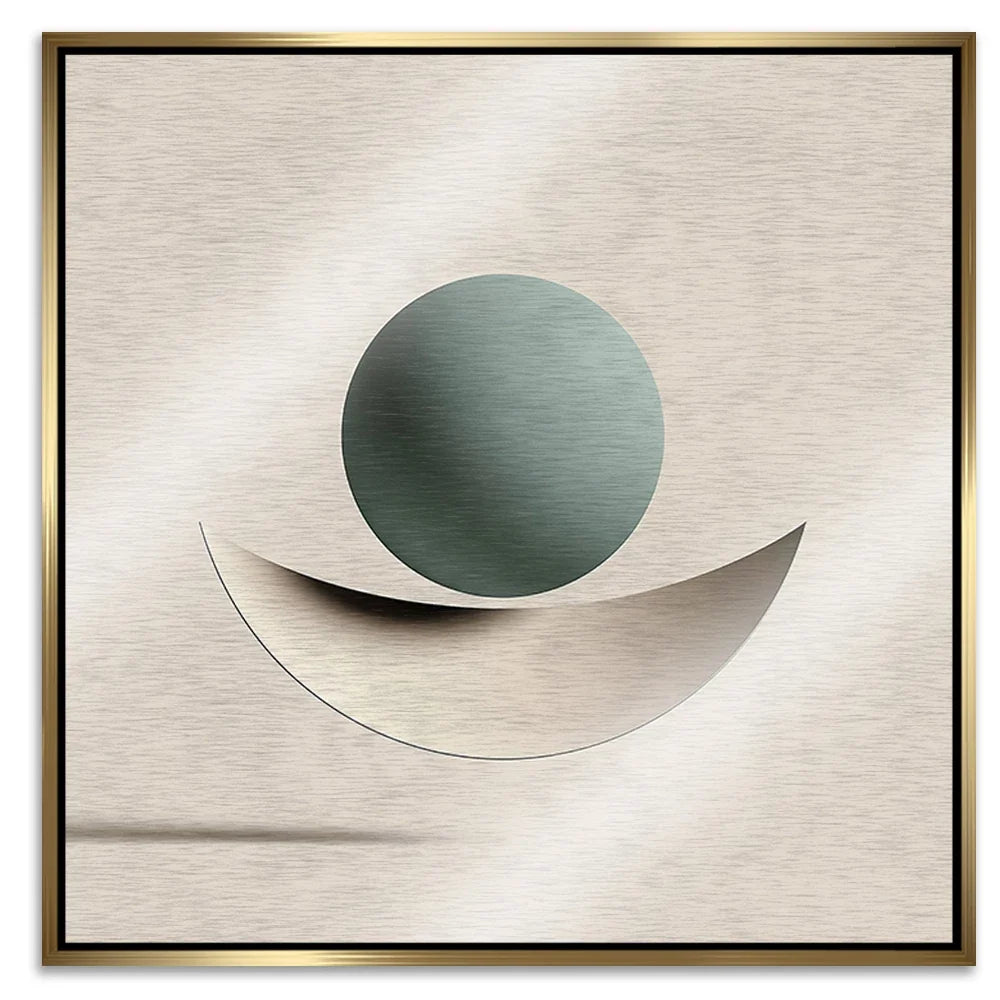 Modern Balance Aluminiumbild gebürstet