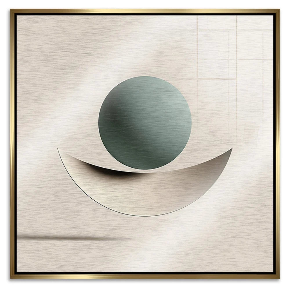 Modern Balance Aluminiumbild gebürstet