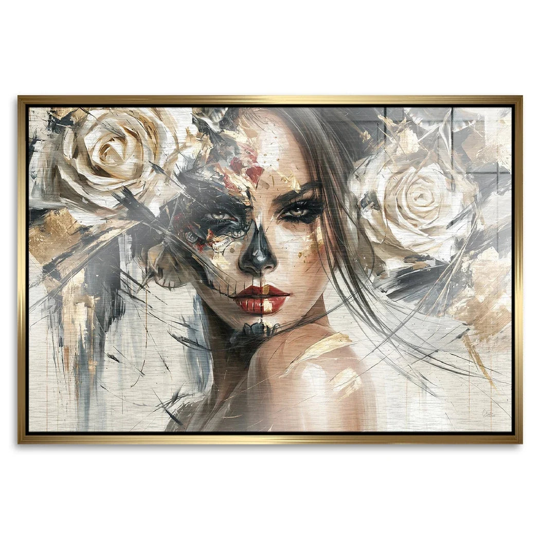 La Catrina Dark Romance Aluminiumbild gebürstet