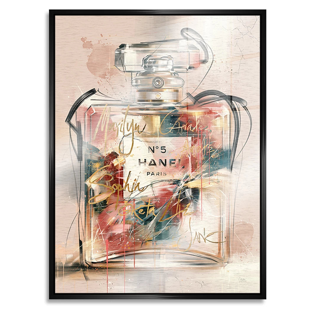 Parfum No. 5 Aluminiumbild gebürstet