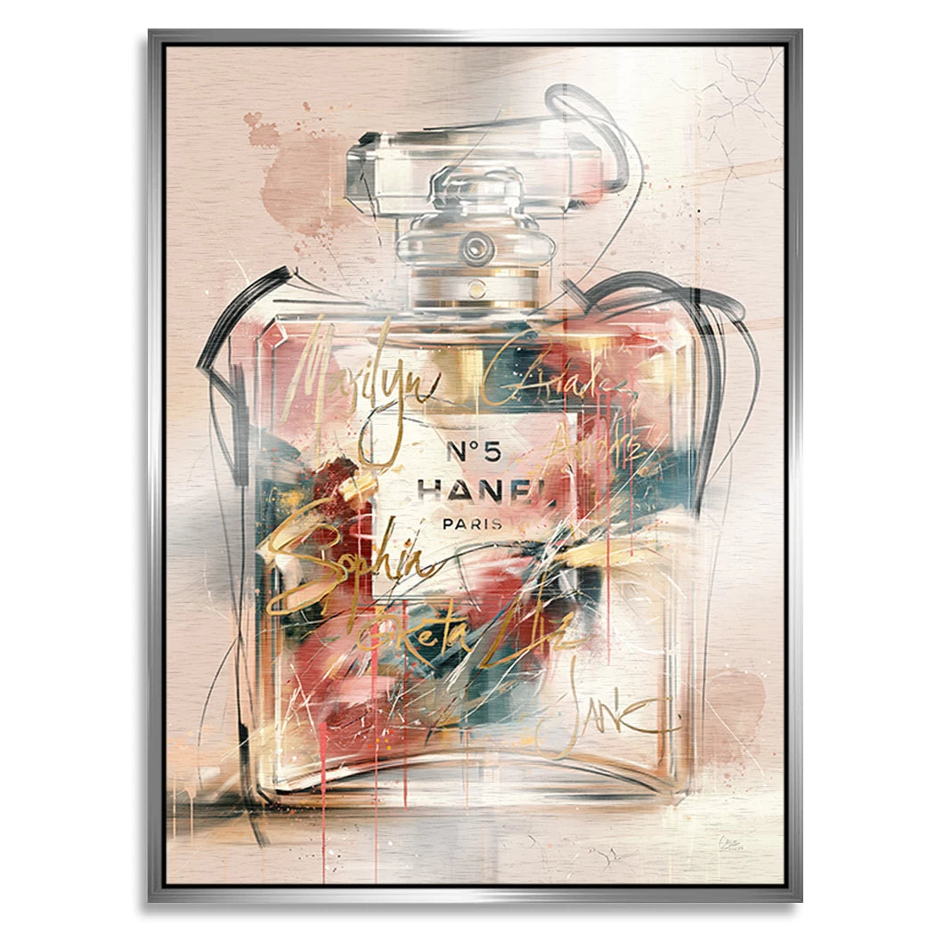 Parfum No. 5 Aluminiumbild gebürstet