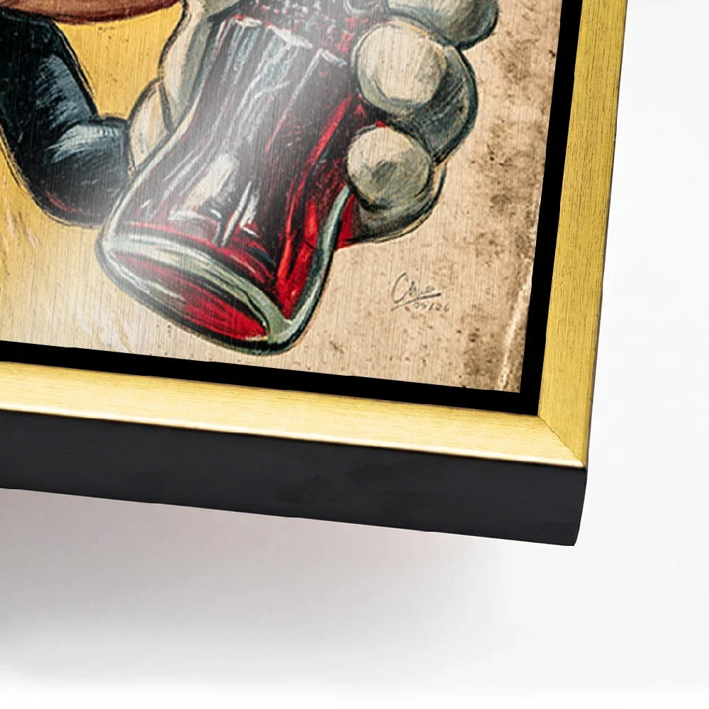 Micky Coke Aluminiumbild gebürstet