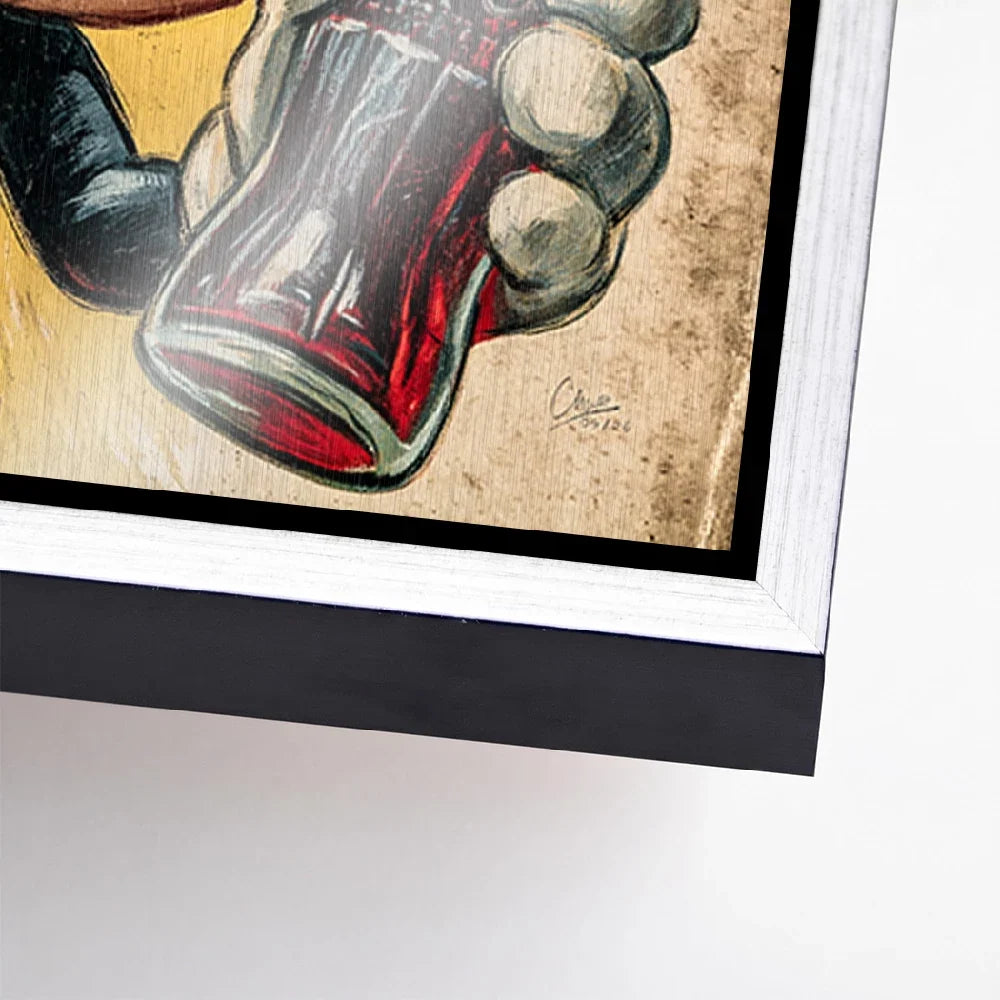 Micky Coke Aluminiumbild gebürstet