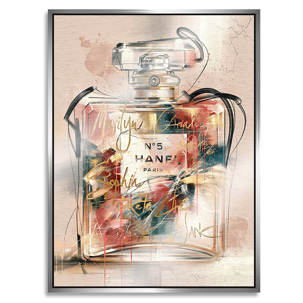 Parfum No. 5 Aluminiumbild gebürstet