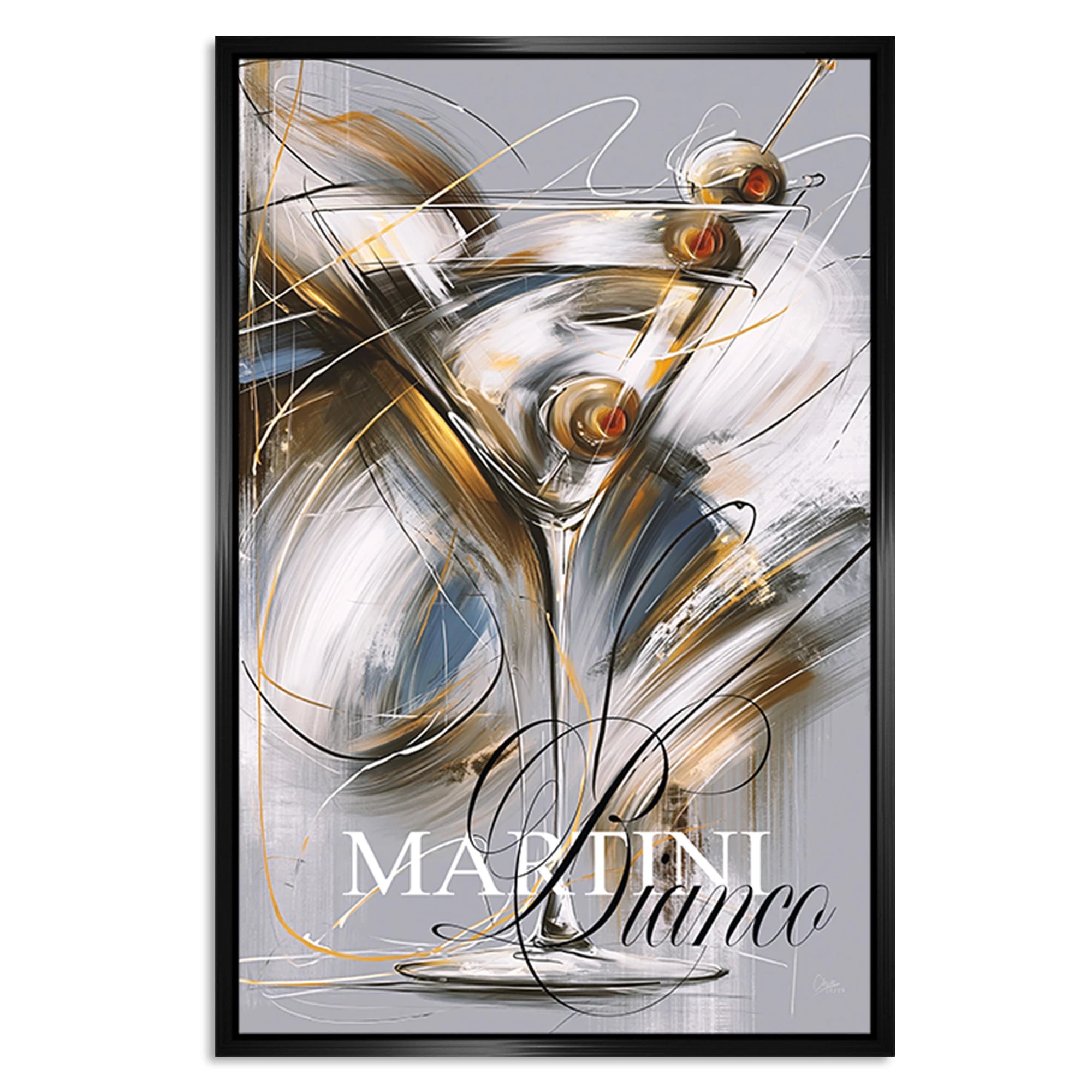 Martini Bianco Leinwand Bild