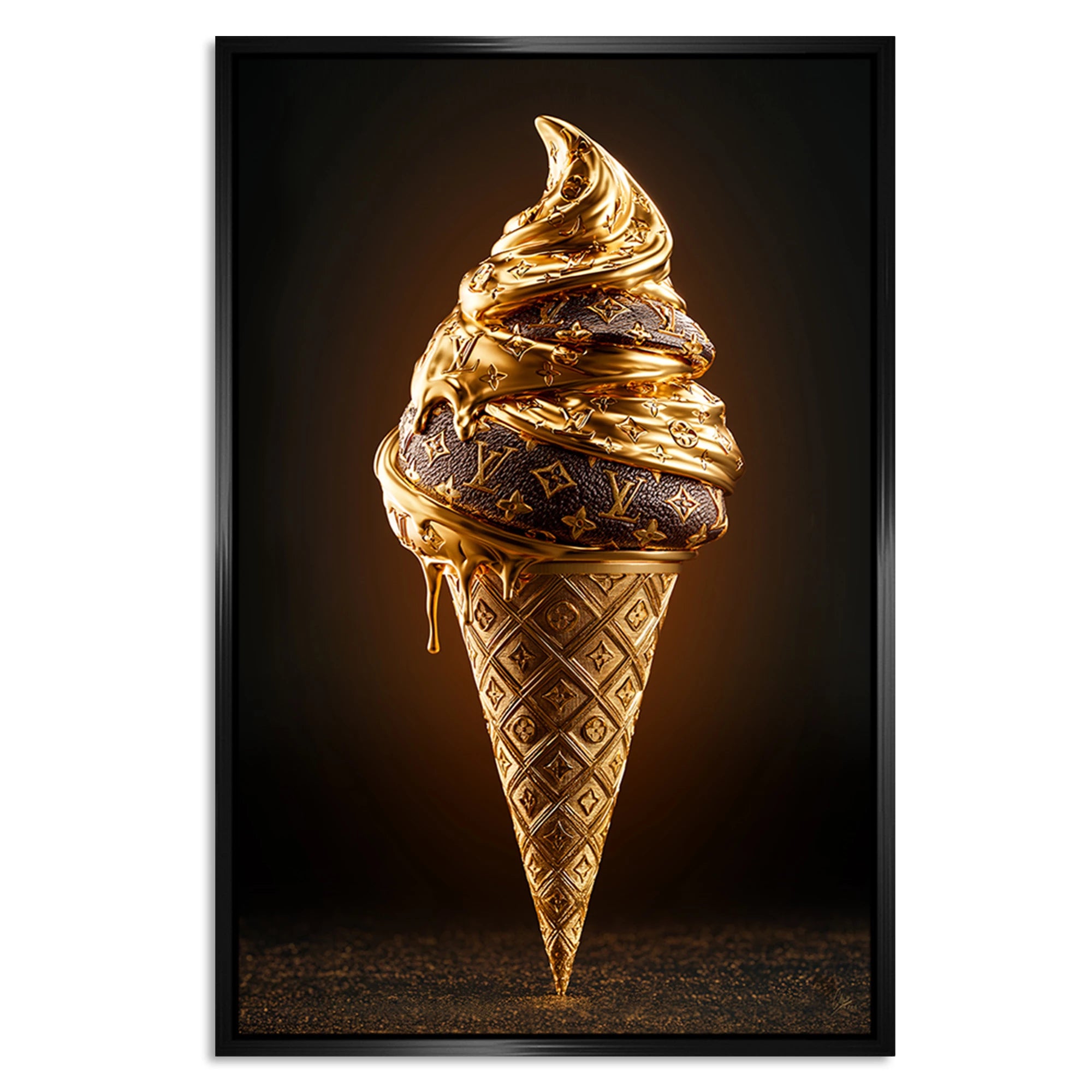 Fashion Eis Leinwand Bild