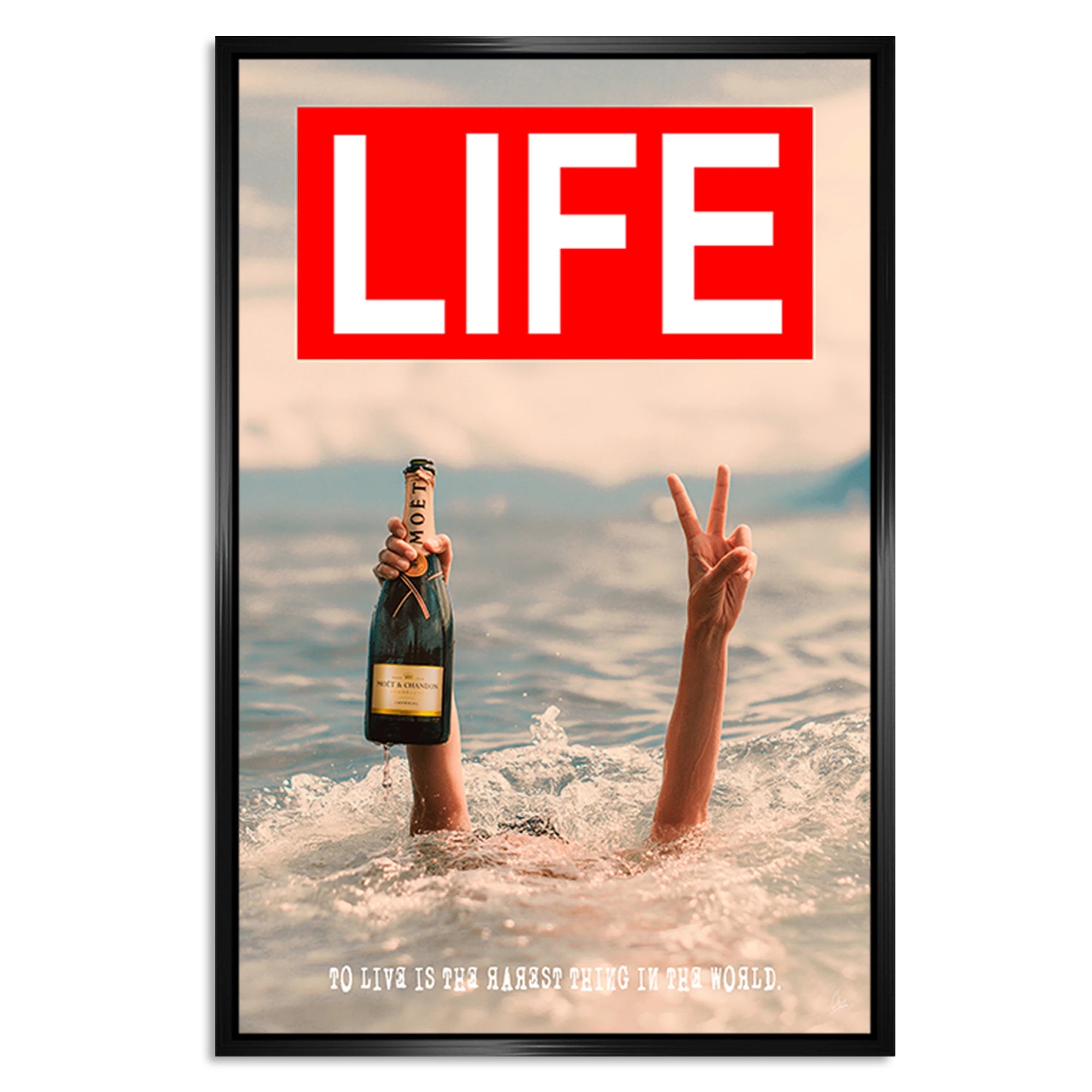 Life Moment Leinwand Bild