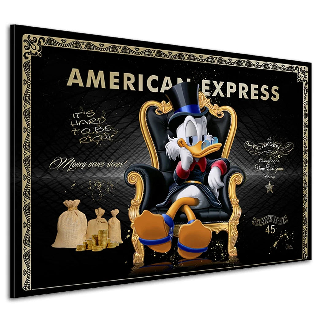 Dagobert Duck Empire Leinwand Bild