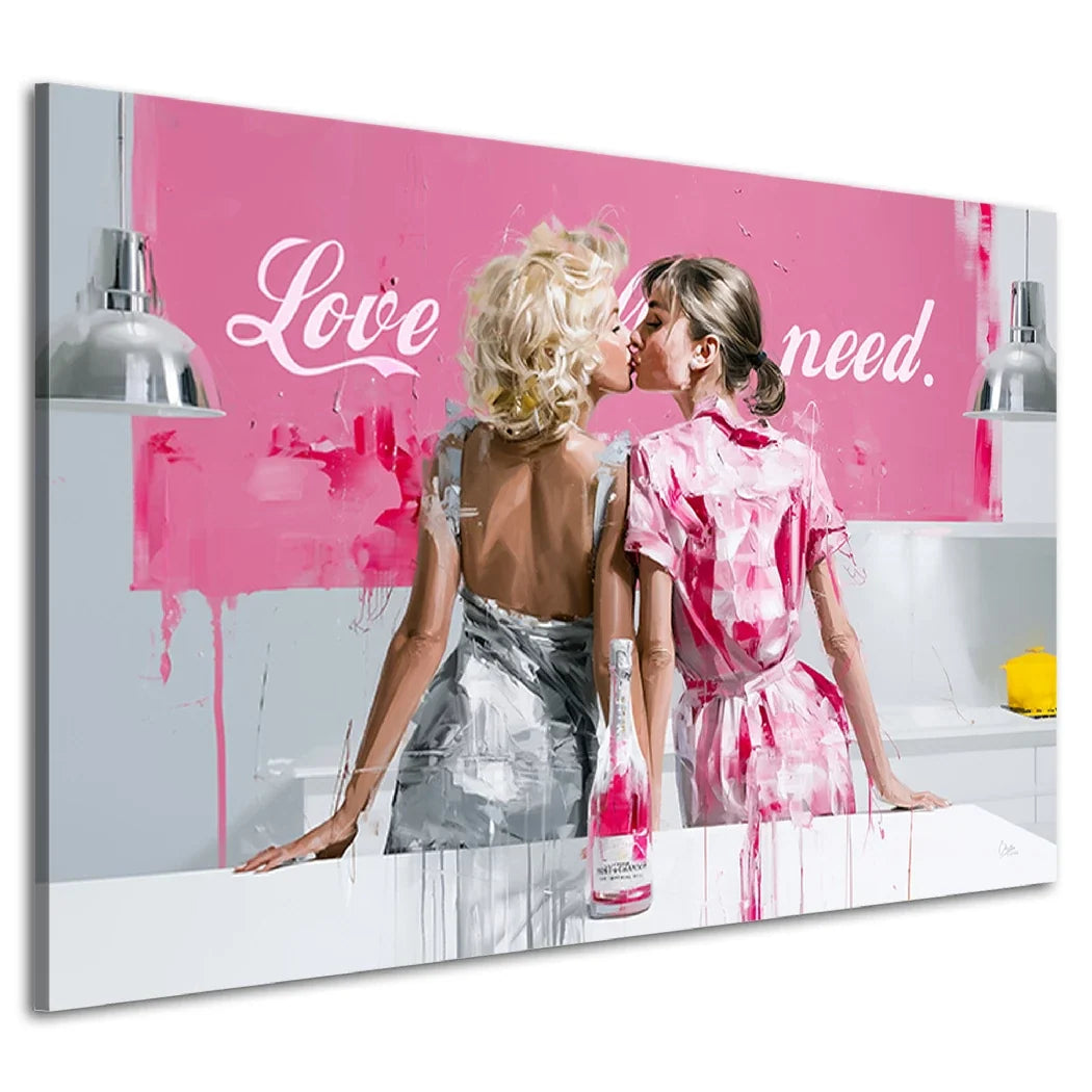 Audrey Hepburn und Marilyn Monroe Leinwand Bild