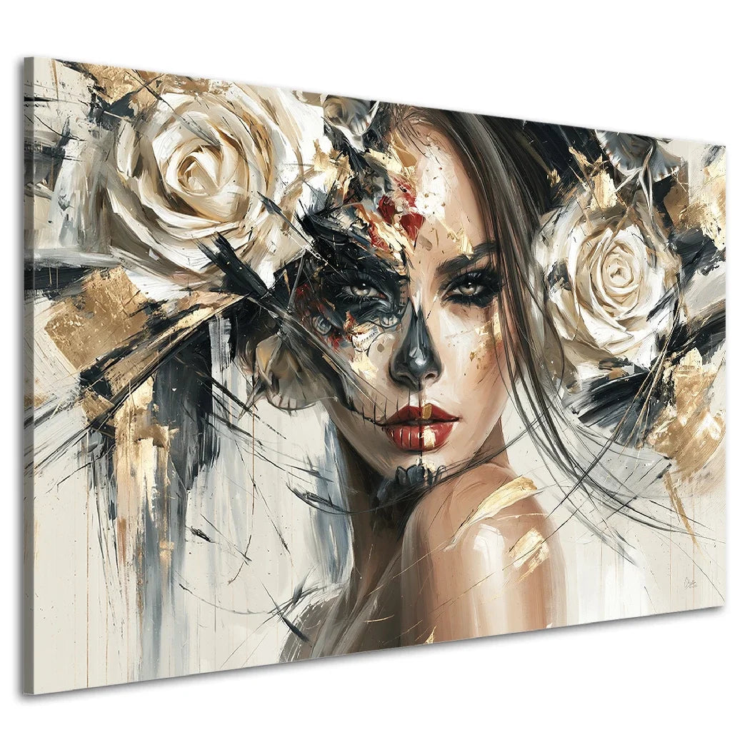 La Catrina Dark Romance Leinwand Bild