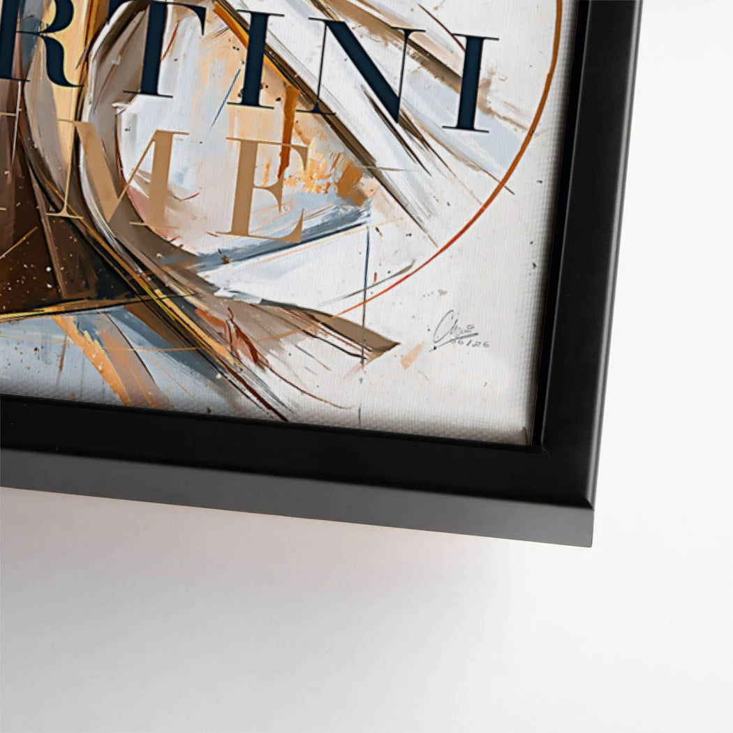 Martini Diva Leinwand Bild