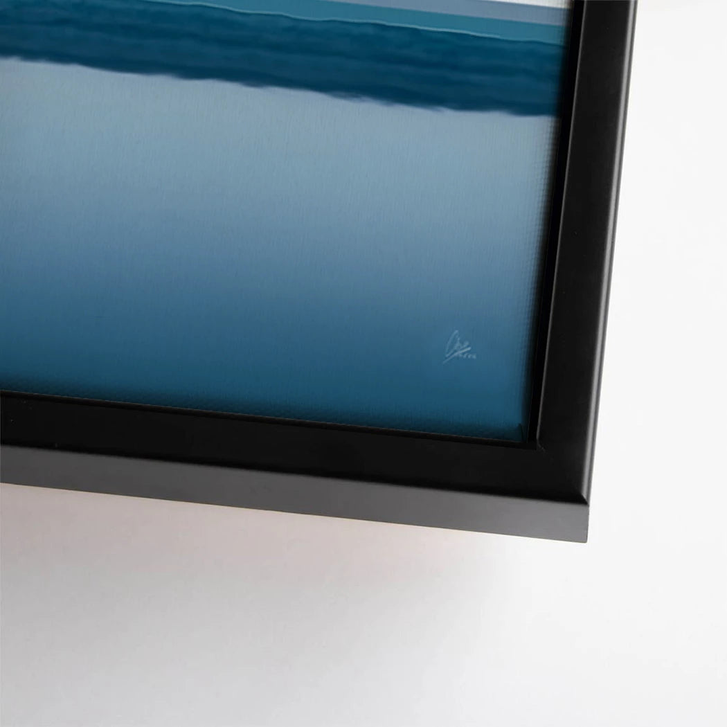 Blue Silence Leinwand Bild