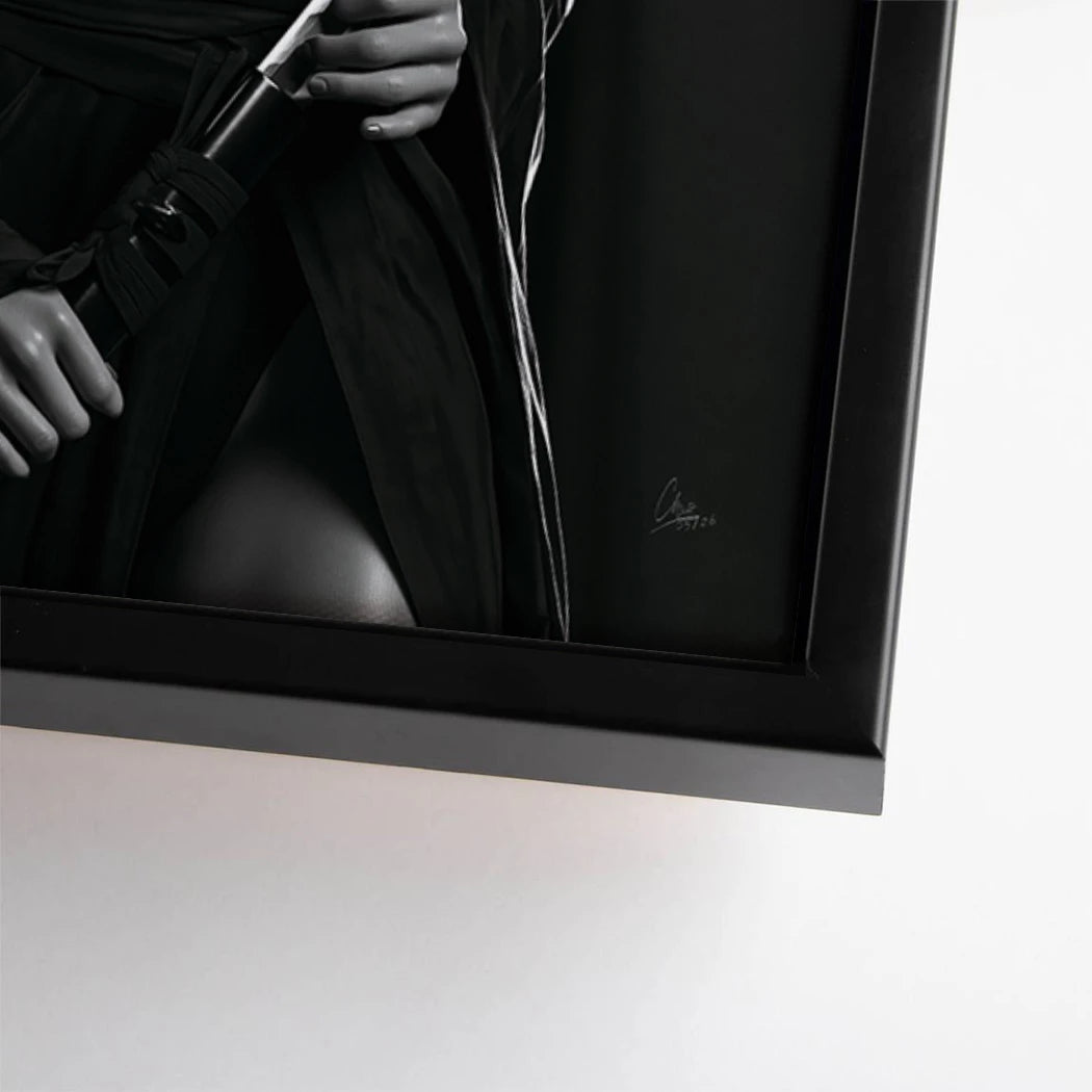 Samurai Lady Leinwand Bild
