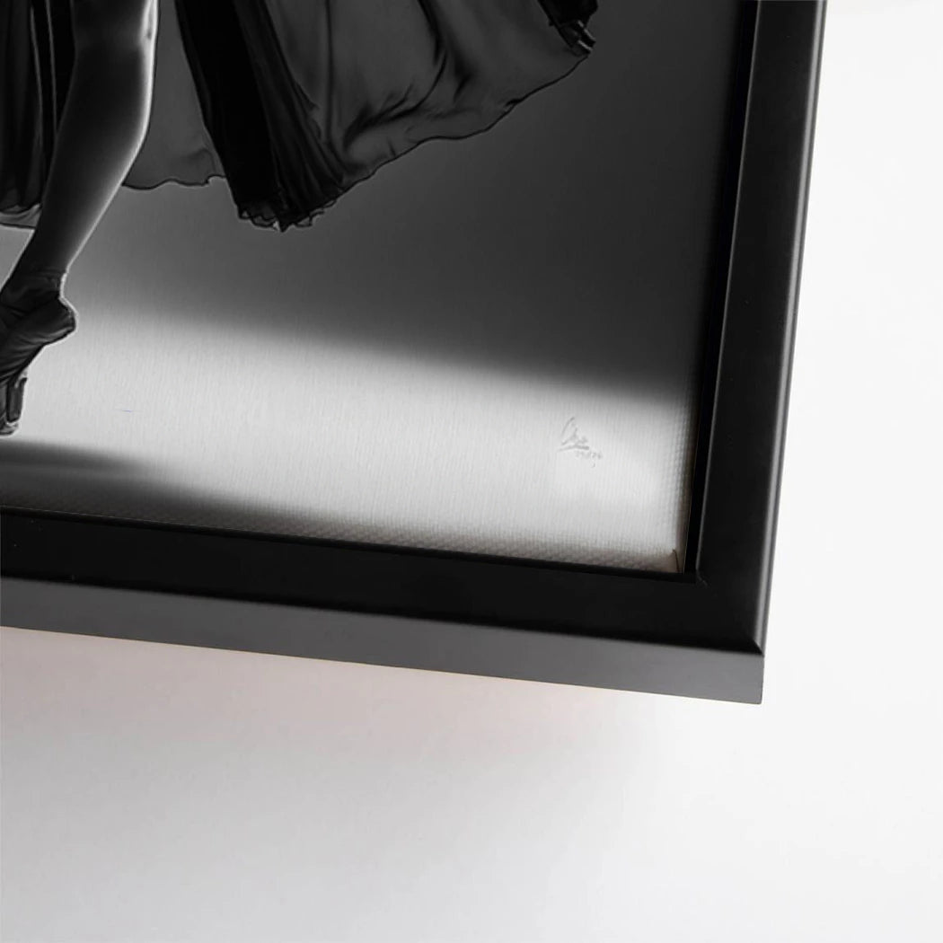 Ballerina Schattenpoesie Leinwand Bild