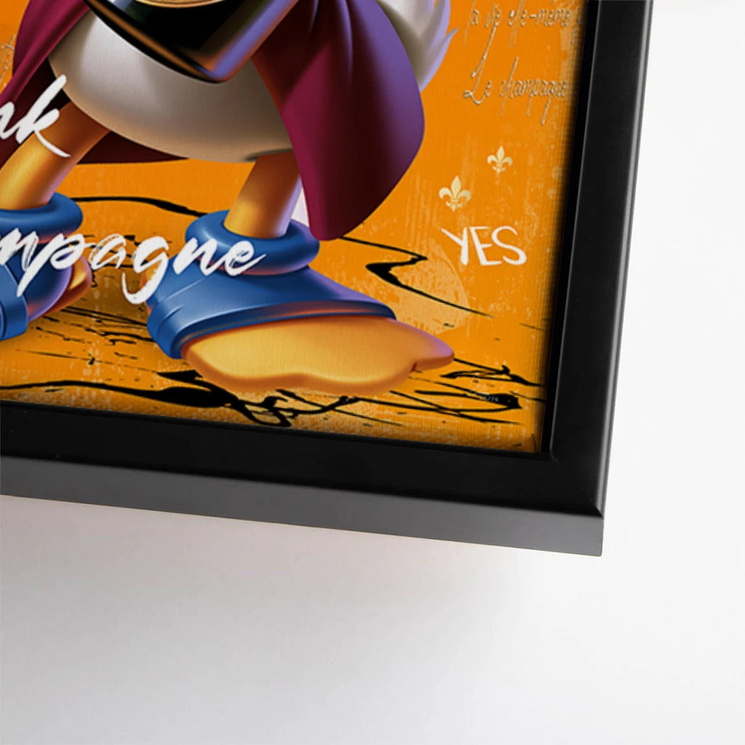 Dagobert Champagner Leinwand Bild