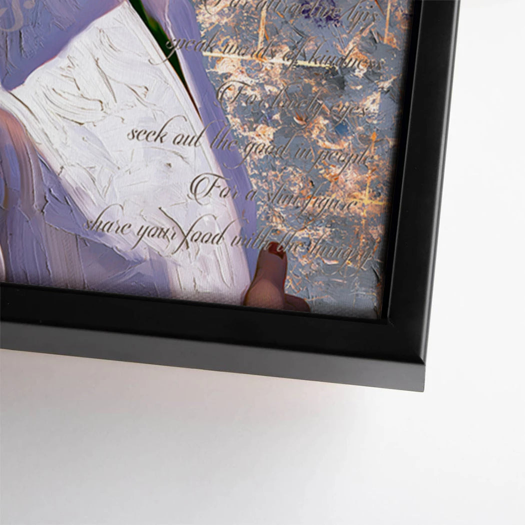Audrey Couture Leinwand Bild