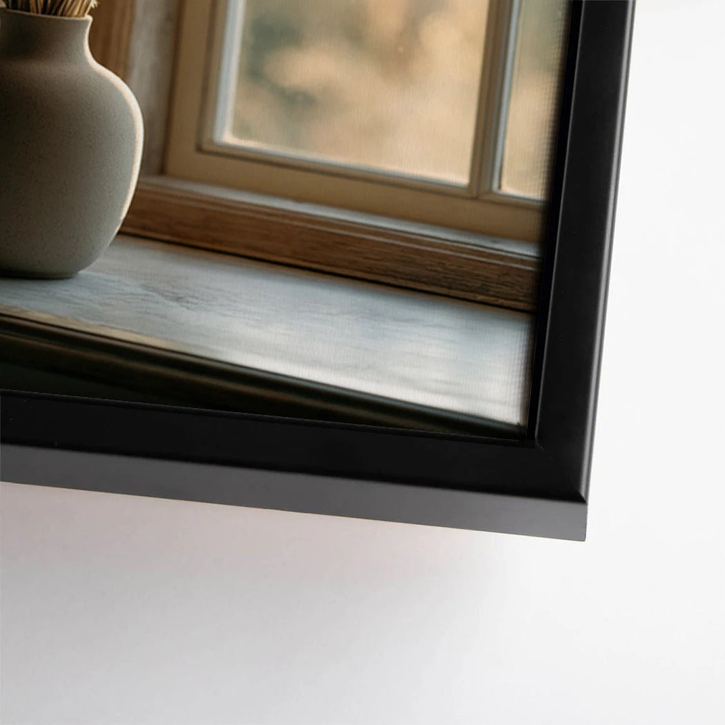 Pampas Fensterlicht Leinwand Bild