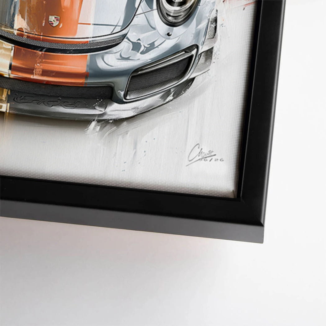 Gulf Porsche 911 Leinwand Bild