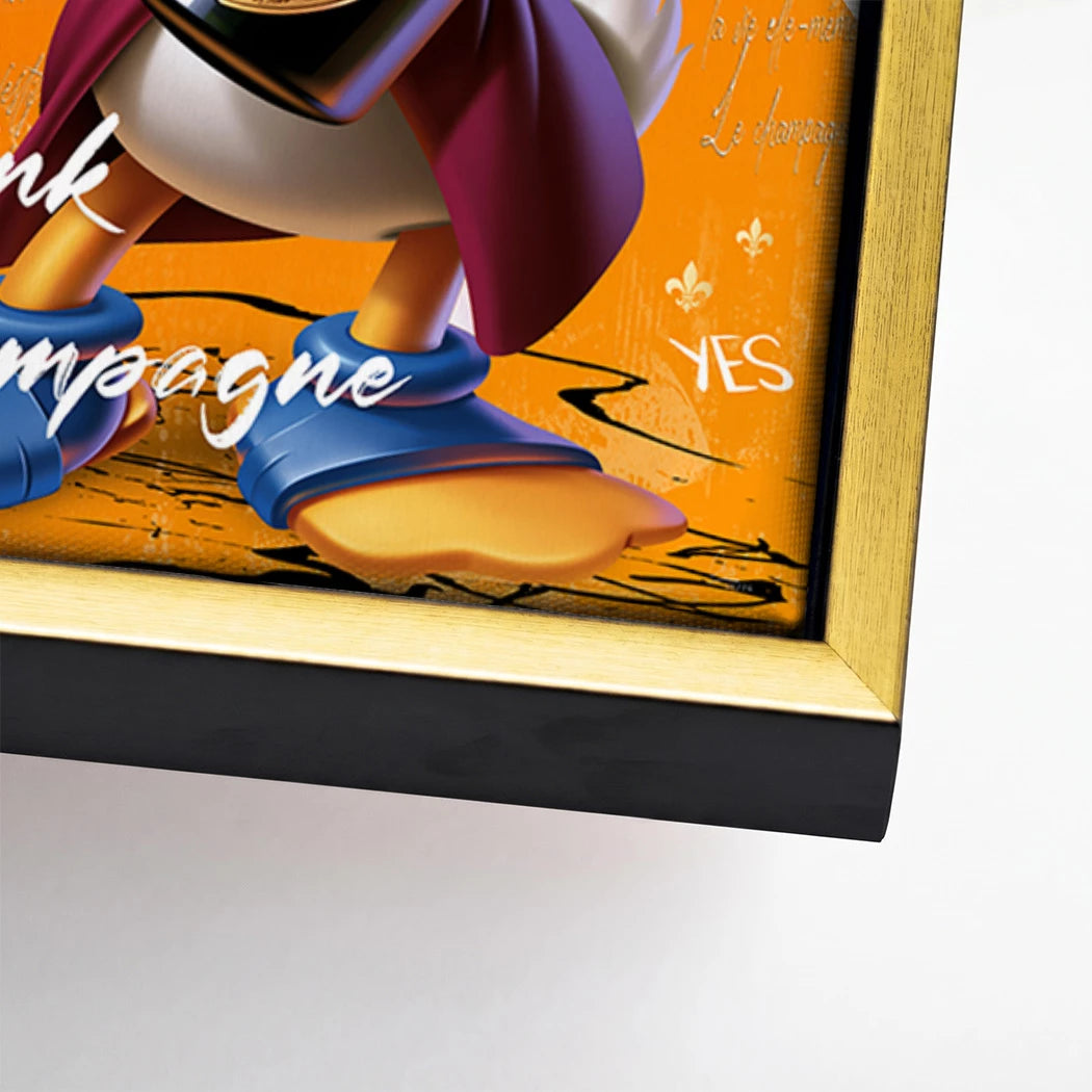 Dagobert Champagner Leinwand Bild