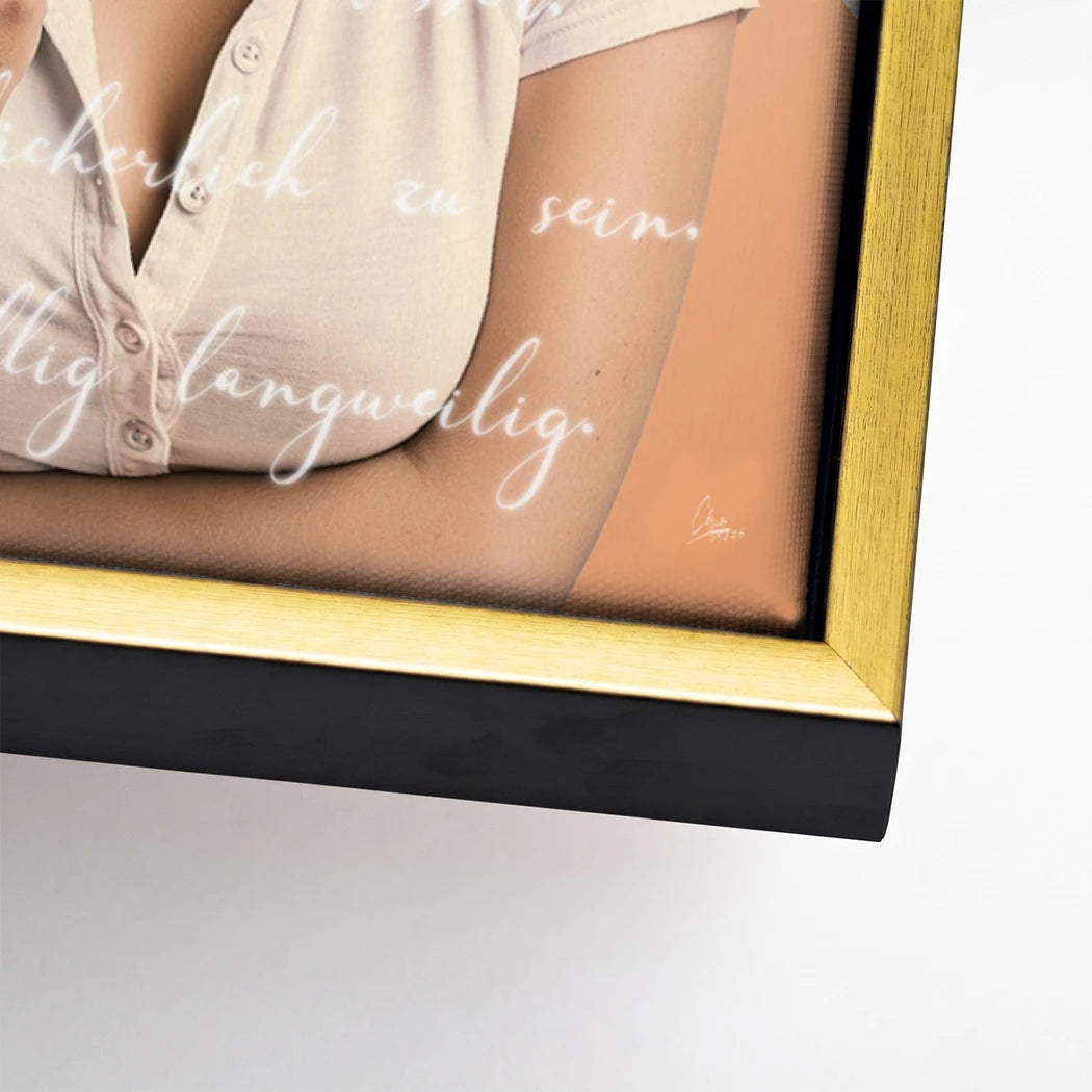 Marilyn Monroe Statement Leinwand Bild