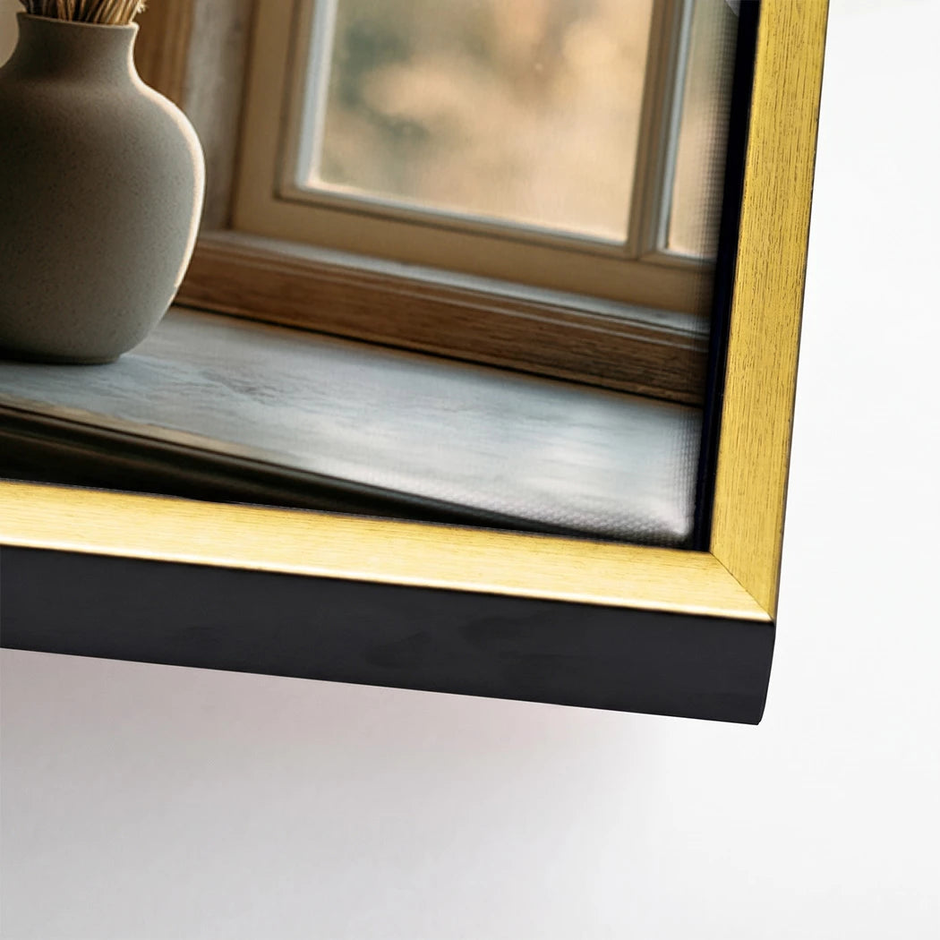 Pampas Fensterlicht Leinwand Bild