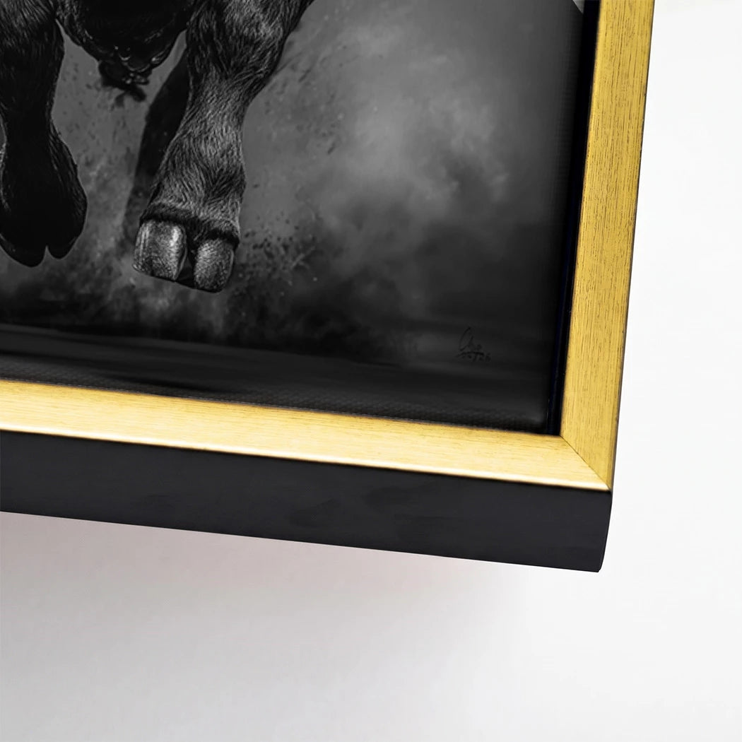 Stier Prestige Leinwand Bild