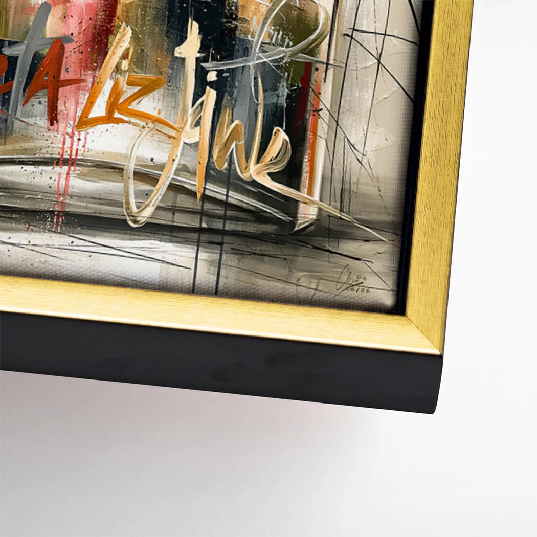 Chanel Graffiti Leinwand Bild
