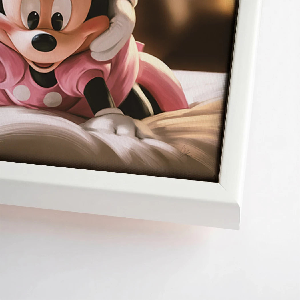 Mickey & Minnie Teamwork Leinwand Bild
