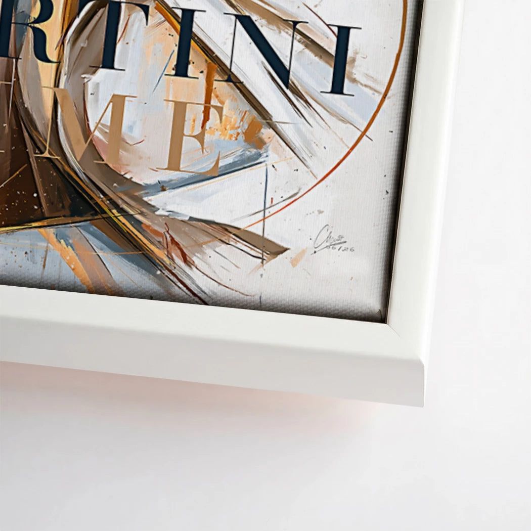 Martini Diva Leinwand Bild