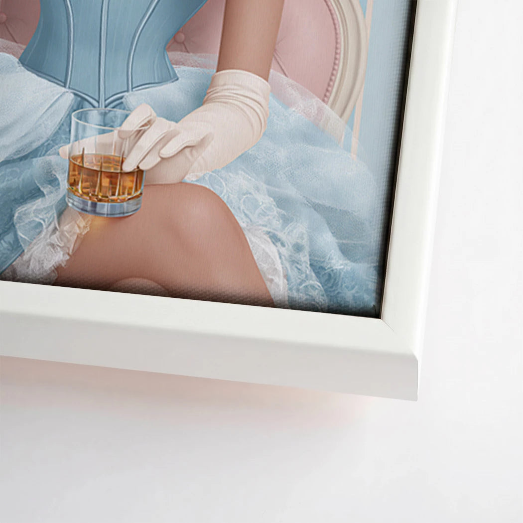 Cinderella Coffee Leinwand Bild