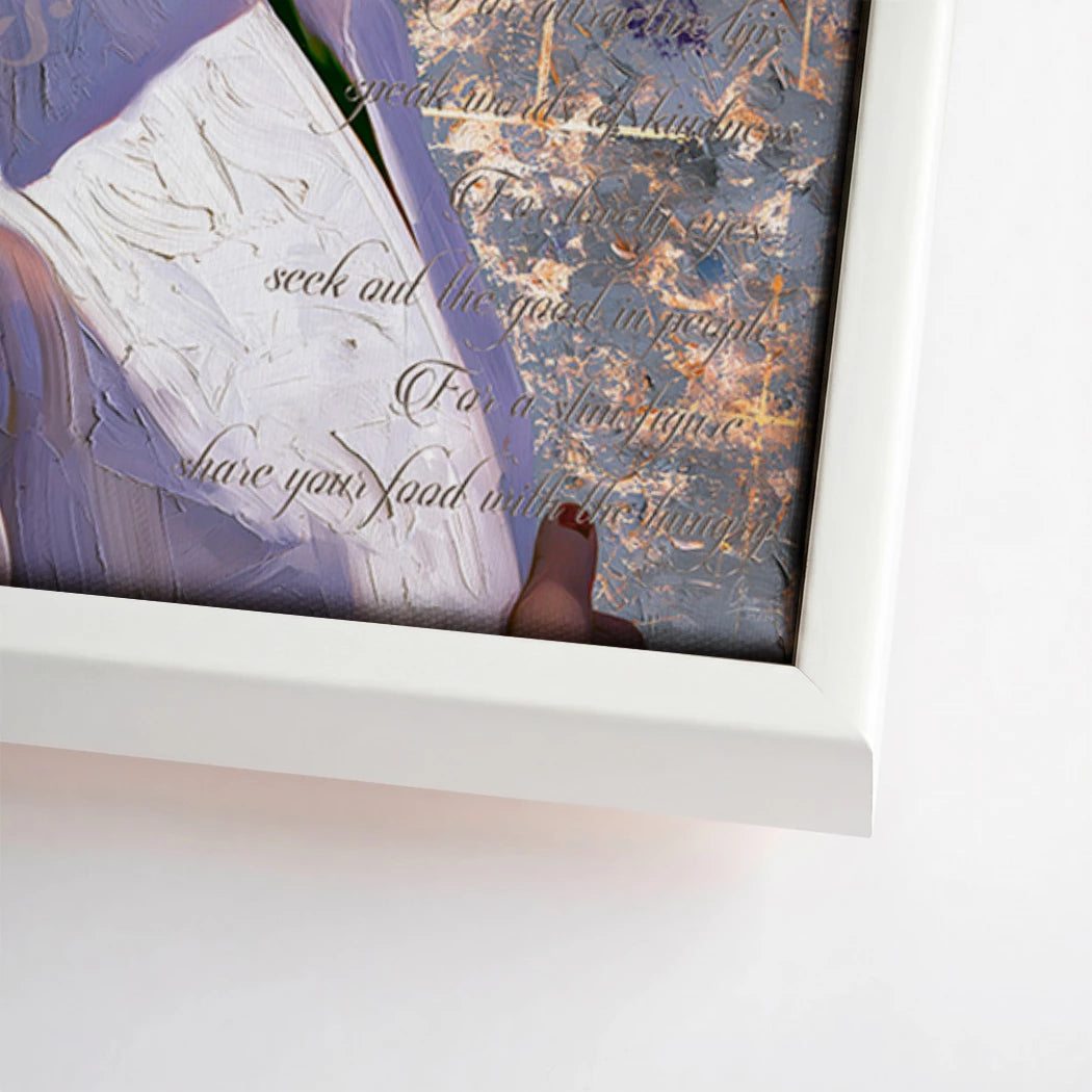 Audrey Couture Leinwand Bild