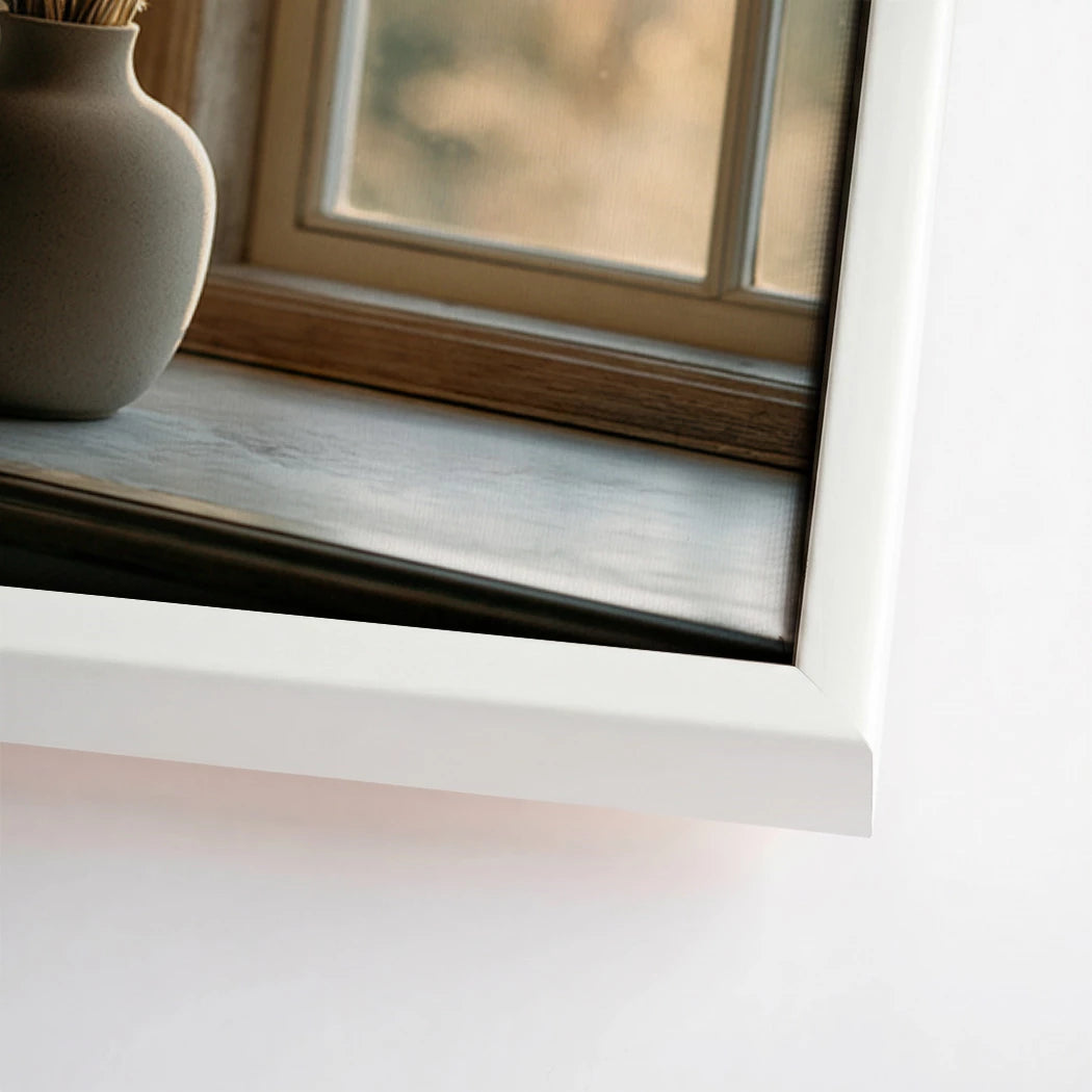 Pampas Fensterlicht Leinwand Bild