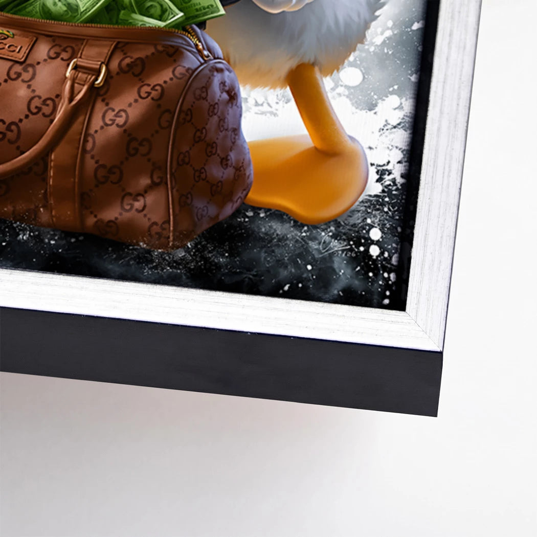 Micky Donald Gang Leinwand Bild