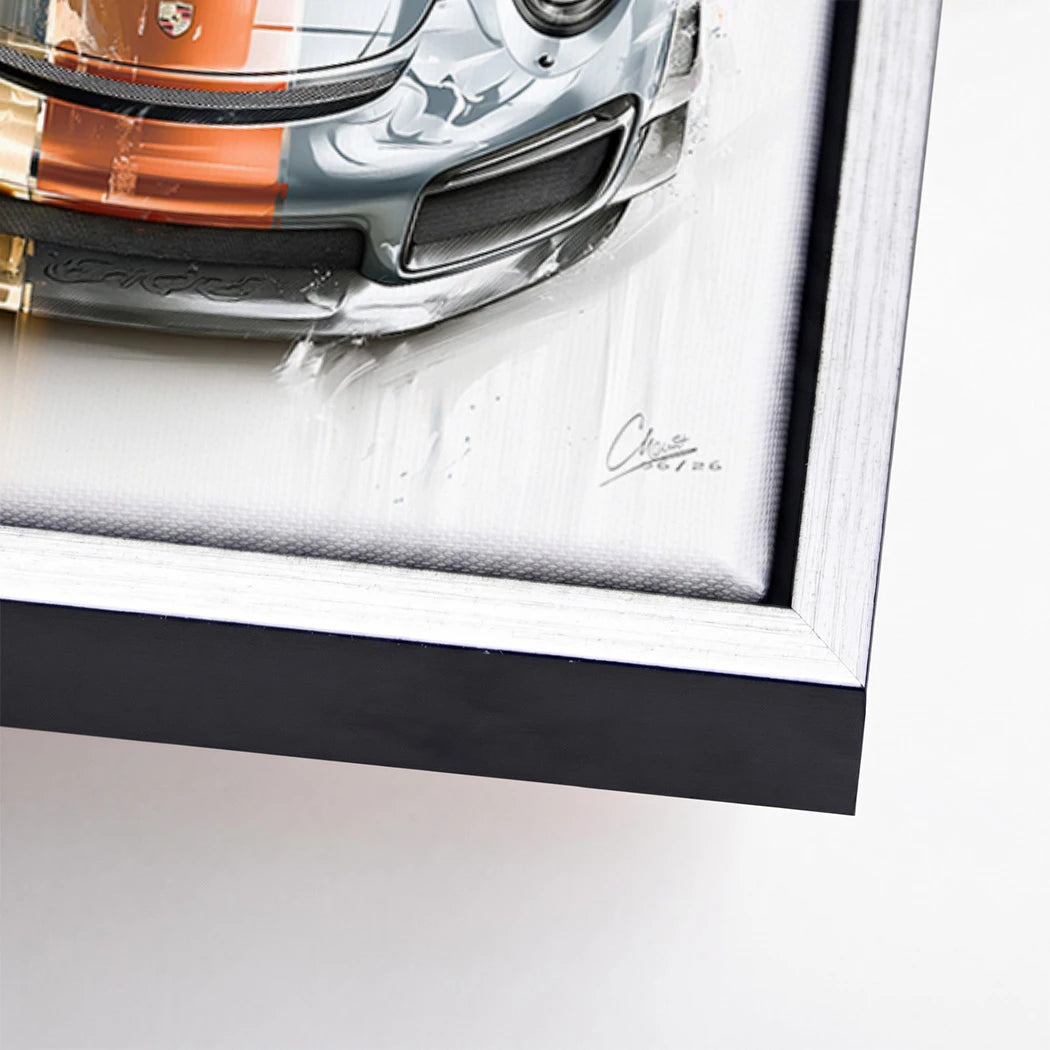 Gulf Porsche 911 Leinwand Bild