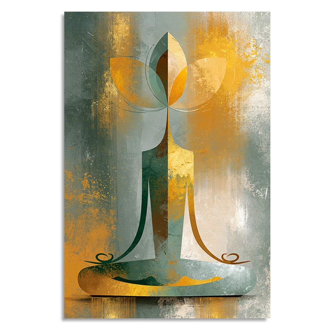 Buddha Harmonie Leinwand Bild
