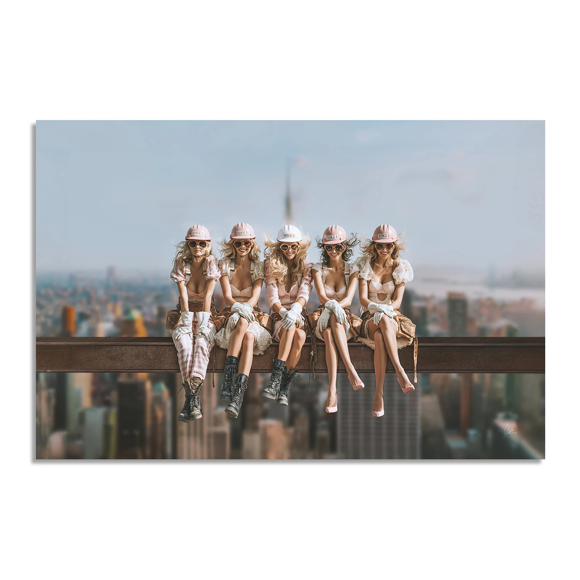 Skyline Queens Leinwand Bild