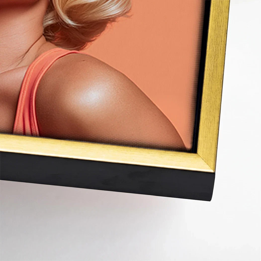 Marilyn Monroe Star Kiss Leinwand Bild