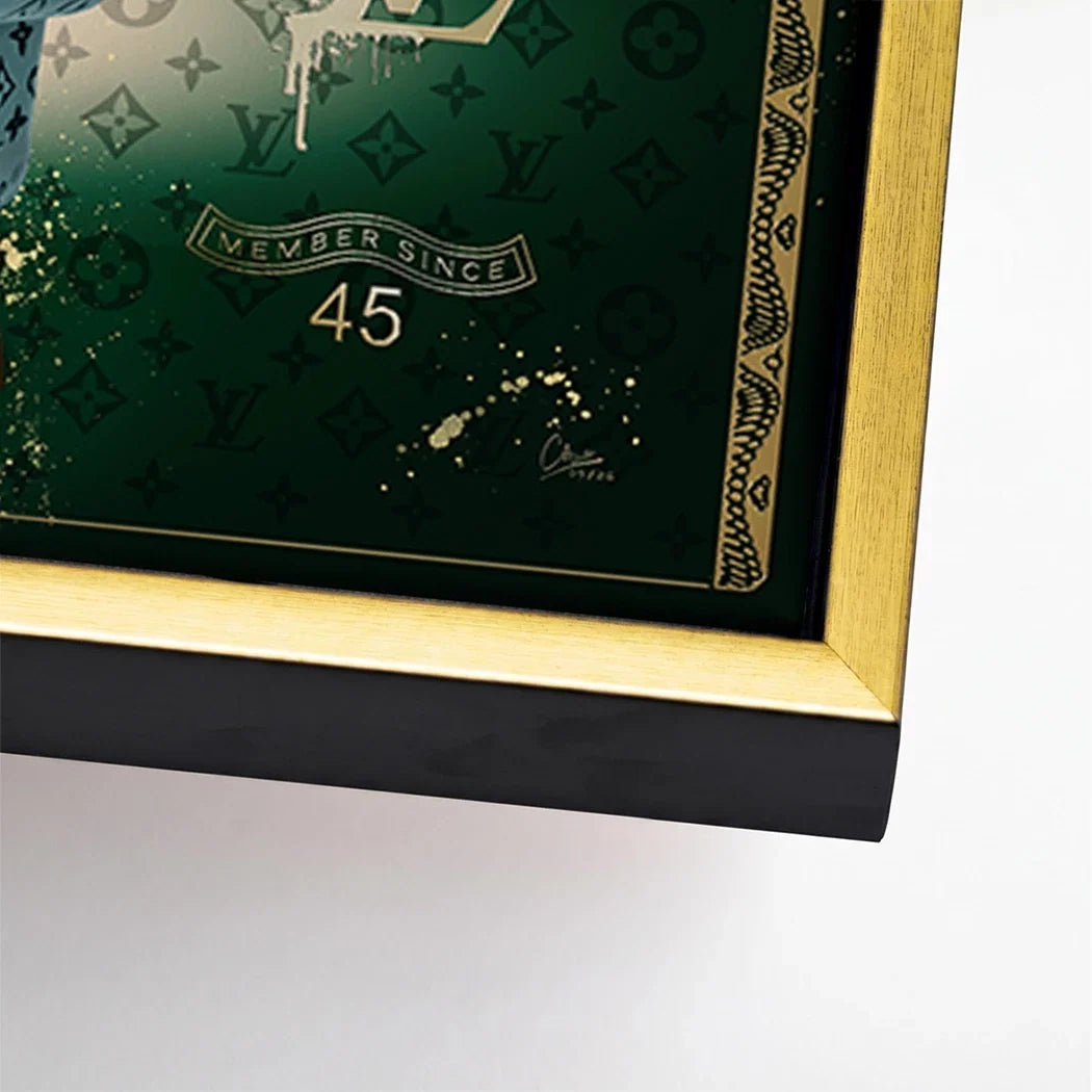 Dagobert Duck Millionaire Leinwand Bild